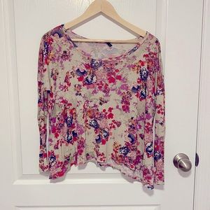 Floral CB blouse